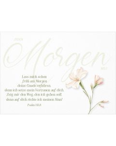 Postkarte Jeden morgen neu 12 Ex.