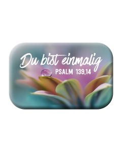 7170133 - Magnet Mag Blessing - Du bist einmalig (Blume) | cb-buchshop.de