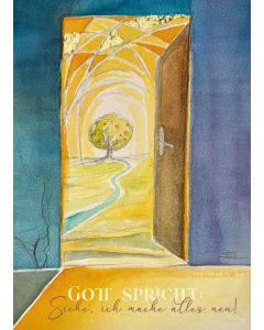 Postkarte 'Gott spricht: Siehe, ich mache alles neu! 12EX