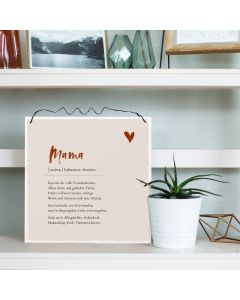 7186081 - Holzschild klein - Mama - Definition | cb-buchshop.de