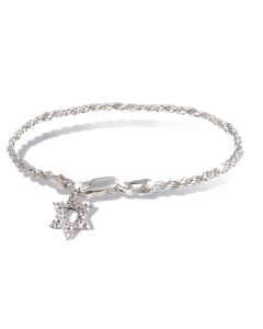 Silbernes Armband Davidstern - 489012901 | cb-buchshop.de