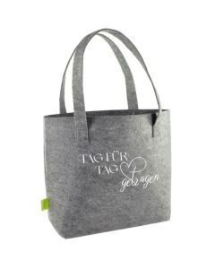 Filz-Shopper "Tag für Tag getragen" - 907300326 | cb-buchshop.de