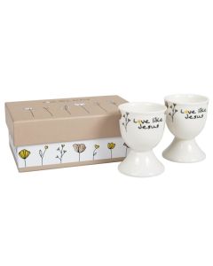 Eierbecher-Set 'Love like Jesus'