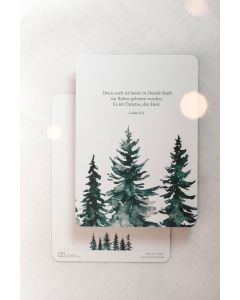 Postkarte - Denn euch ist heute ein Retter geboren (Einzelkarte)
