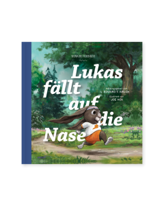 Lukas fällt auf die Nase