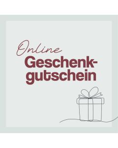 Online- Geschenkgutschein über 80 €