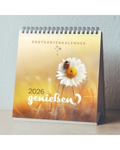 Einfach mal genießen 2026 - Postkartenkalender