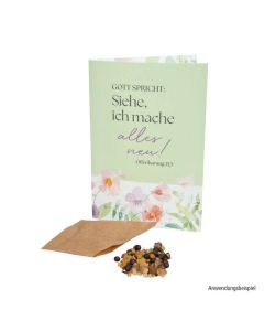 Samentütchen in Klappkarte