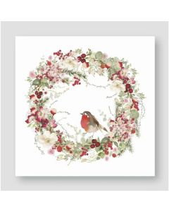 Servietten Weihnachtskranz