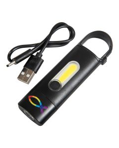 6493124-COB-Taschenlampe mit Karabiner | CB Buchshop