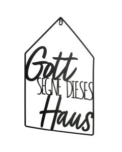 6495488-Wanddeko Haussegen aus Metall | CB Buchshop